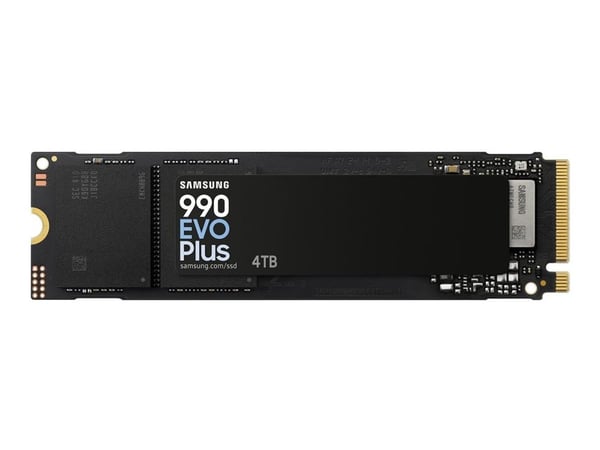 Samsung 990 EVO Plus MZ-V9S2T0 - SSD - kryptert - 4 TB - intern - M.2 2280 - PCIe 5.0 x2 (NVMe) - 256-bit AES - TCG Opal Encryption 2.0