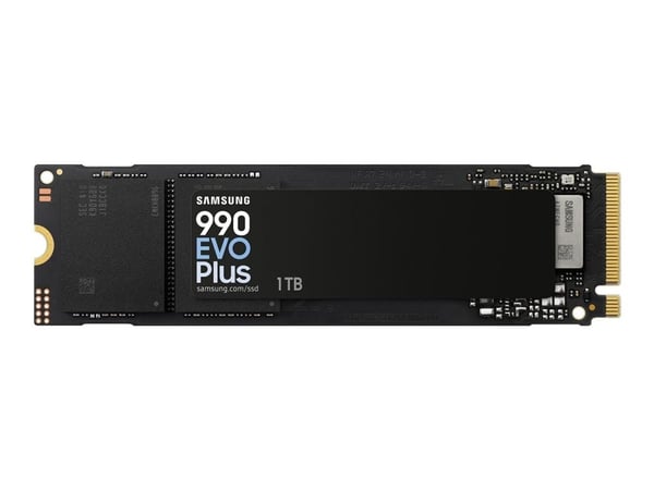 Samsung 990 EVO Plus MZ-V9S1T0 - SSD - kryptert - 1 TB - intern - M.2 2280 - PCIe 5.0 x2 (NVMe) - 256-bit AES - TCG Opal Encryption 2.0