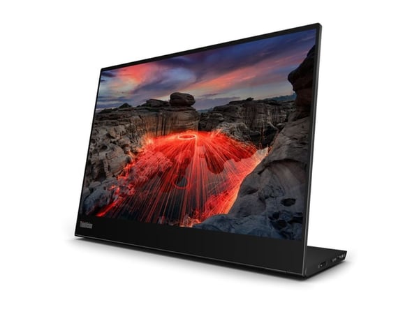 Lenovo ThinkVision M14t Gen 2 - LED-skjerm - 14" - portabel - berøringsskjerm - 2240 x 1400 @ 60 Hz - IPS - 300 cd/m² - 1500:1 - 6 ms - 2xUSB-C - r...