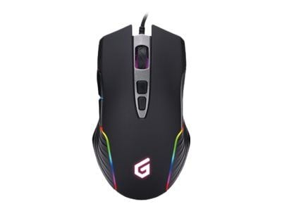 Conceptronic DJEBBEL - Mus - ergonomisk - optisk - 7 knapper - kablet - USB - svart