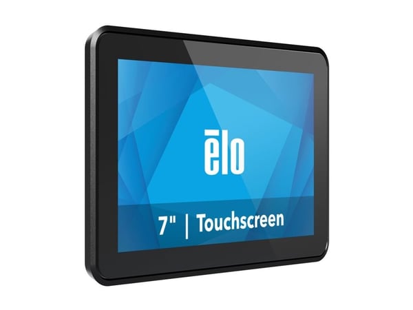 Elo 0764L - LED-skjerm - 7" - åpen ramme - berøringsskjerm - 1280 x 800 WXGA @ 60 Hz - 400 cd/m² - 800:1 - 40 ms - HDMI, DisplayPort, USB-C - svart
