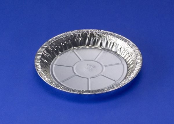 Foliebakke, Plus Pack, Rund kapacitet 410, Ø 203, højde 20 aluminium, aluminium, pakke a 100 stk 1-C Foliebakke, Plus Pack, Rund kapacitet 410, Ø 203, højde 20 aluminium, aluminium, pakke a 100 stk 1-C