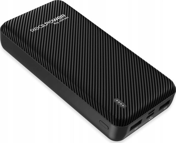 RealPower Powerbank PB-20000 SE schwarz 20.000mAh