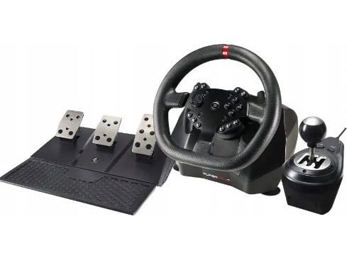 Subsonic SA5659, Ratt + pedaler, PlayStation 4, Xbox One, Xbox One S, Xbox One X, Xbox Series S, Xbox Series X, D-pute, Alternativer-knapp, Del-kna...