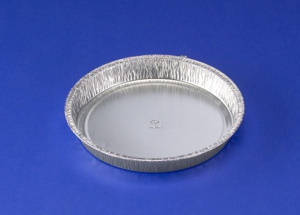 Alubakke 600 ml Ø195x25 mm Rund,100 stk/pk