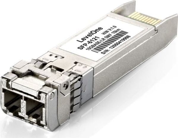 LevelOne SFP-6121, Fiberoptik, 10000 Mbps, SFP+, LC, 9/125 µm, 10000 m