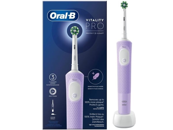 Braun Oral-B Vitality Pro D103 hengbar boks lilla fiolett tannbørste 426967 (426967)