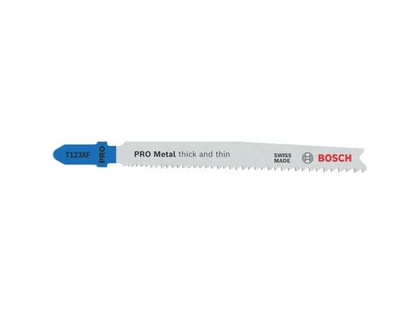 BOSCH stikksagblad T PRO METAL THICK AND THIN T123XF 100 mm (2 stk.)