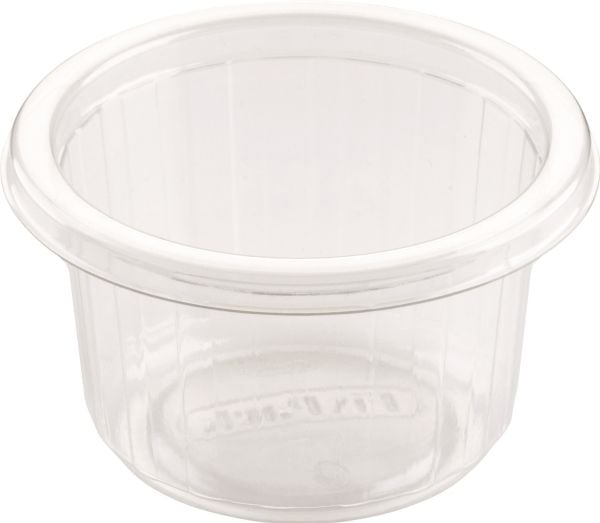 Duni - Matlagringsbeholder - 110 ml - rund (en pakke 50)