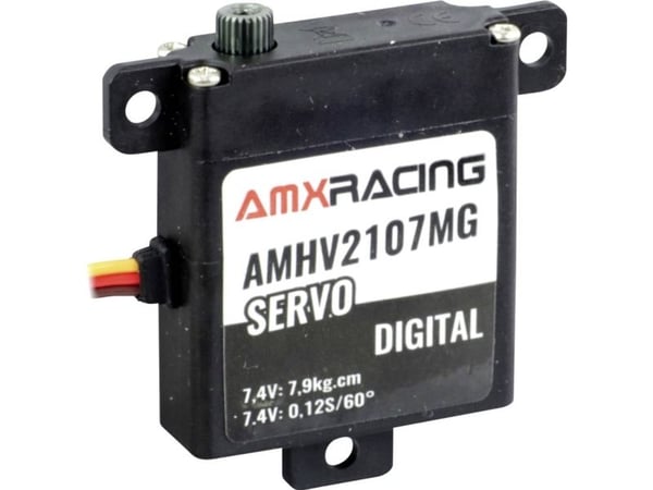 Amewi 28447, Servo, Metall, Plast, Sort