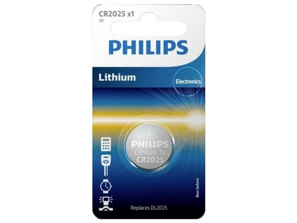 Philips CR2025 - Batteri CR2025 - Li - 148 mAh