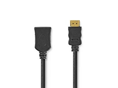 Nedis CVGL34090BK30, 3 m, HDMI Type A (Standard), HDMI Type A (Standard), 8,16 Gbit/sek., Audio Return Channel (ARC), Sort