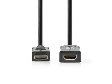 Nedis CVGL34090BK30, 3 m, HDMI-tyyppi A (vakio), HDMI-tyyppi A (vakio), 8,16 Gbit/s, Äänen paluukanava (ARC), musta