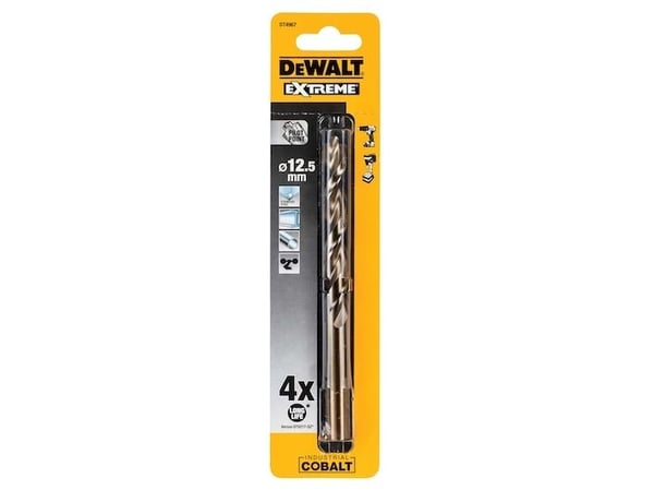 DeWALT DT4967-QZ, 1,25 cm, 151 mm, Metall, 9,8 cm, Kobalt-legerat höghastighetsstål (HSS-Co), 1 styck