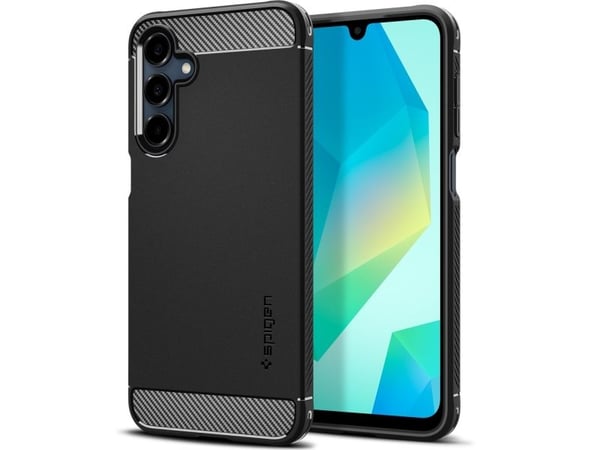 Spigen Rugged Armor, Omslag, Samsung, Galaxy A16 (2024), Galaxy A16 5G (2024), 17 cm (6.7"), Svart