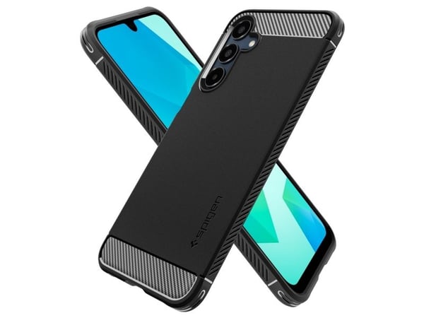 Spigen Rugged Armor, Etui, Samsung, Galaxy A16 (2024), Galaxy A16 5G (2024), 17 cm (6.7"), Sort