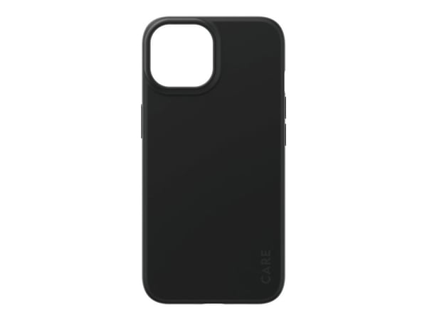 CARE by PanzerGlass - Bagsidecover til mobiltelefon - termoplastisk polyuretan (TPU) - sort - for Apple iPhone 15