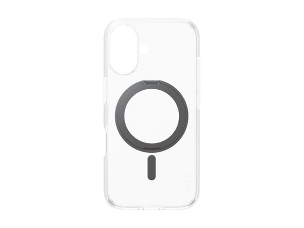 PanzerGlass CARE™ by ® Case Transparent w. Black Kickstand & MagSafe iPhone 16, Suojus, Apple, Apple - iPhone 16, musta