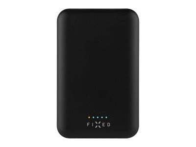 FIXED MagZen - Trådløs nødlader - Li-pol - 6000 mAh - 23.1 Wh - 20 watt - 3 A - PD 3.0 (USB-C) - svart