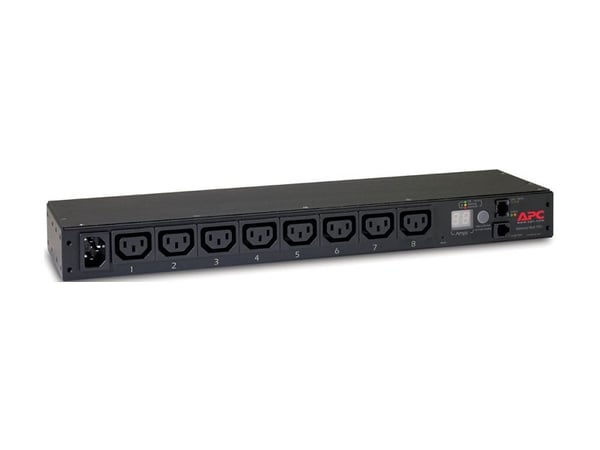 APC Metered Rack PDU AP7820B - Strømfordelerenhet (kan monteres i rack) - AC 200/208/230 V - 2300 VA - Ethernet 10/100 - inngang: IEC 60320 C14 - u...