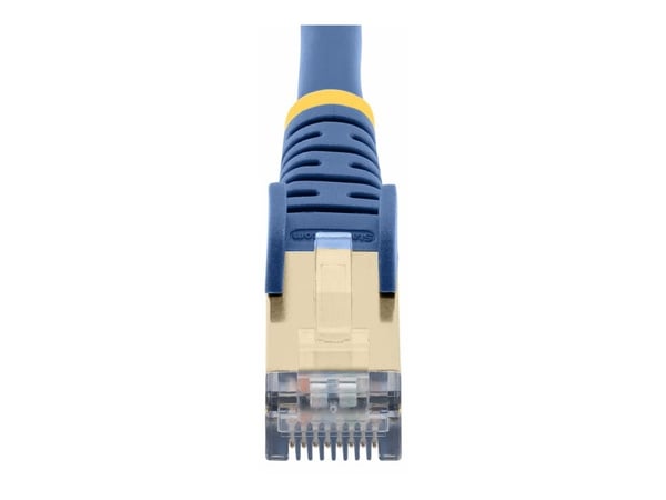 Startech 7.5m CAT6A Ethernet Cable, 10 Gigabit Shielded Snagless RJ45 100W PoE Patch Cord, CAT 6A 10GbE STP Network Cable w/Strain Relief, Blue, UL...