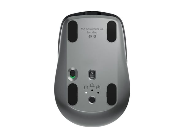 Logitech Master Series MX Anywhere 3S for Mac - Mus - 6 knapper - trådløs - Bluetooth - romgrå