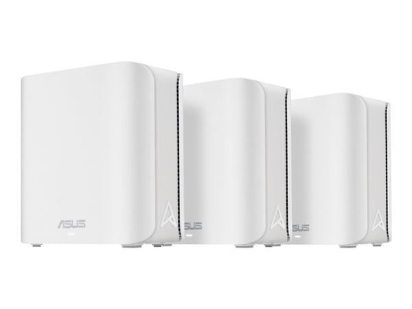ASUS ZenWiFi BD4 - Wifi-system - (3 routers) - upp till 6500 kvadratfot - mesh 1GbE, Wi-Fi 7, 2.5GbE, 5GbE Dubbelband
