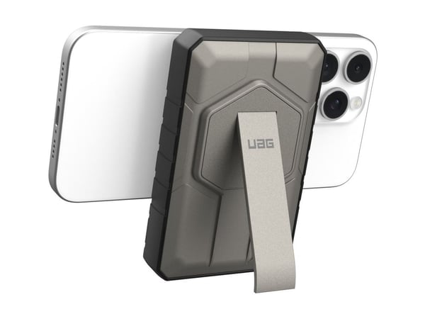 Urban Armor Gear 9B4411114036, 10000 mAh, Langaton lataaminen, 10 W, musta, Titaani