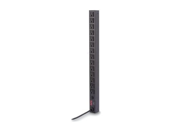 APC Basic Rack-Mount PDU - Strømfordelingslist (kan monteres i rack) - AC 120 V - inngang: NEMA 5-15 - utgangskontakter: 14 (NEMA 5-15) - 3.65 m ka...