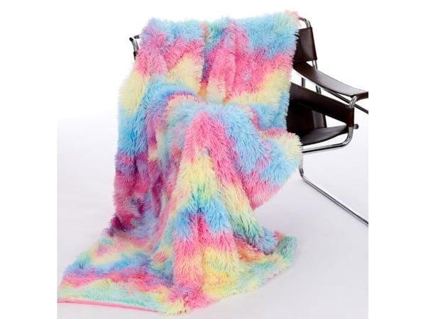 KANGURU Rainbow Plaid / Tæppe 130 x 170 cm
