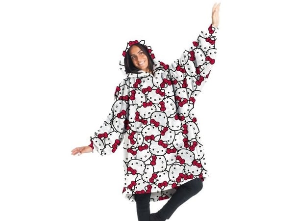 KANGURONE Hello Kitty hoodiepläd