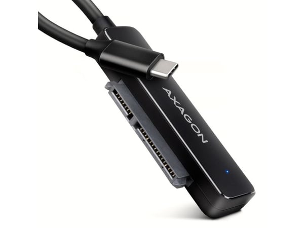 Axagon ADSA-FP2C USB-C 5Gbps - SATA 6G, 2.5 SSD/HDD SLIM adapter - Adapter - Digital/Daten, USB Type-C, SATA, Mies, musta, PC / Notebook / Tablet, ...