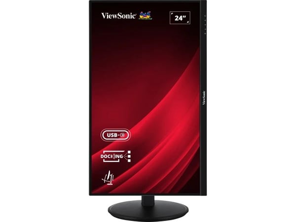 Viewsonic VG Series VG2409U-2, 60,5 cm (23.8"), 1920 x 1080 piksler, Full HD, LED, 4 ms, Svart