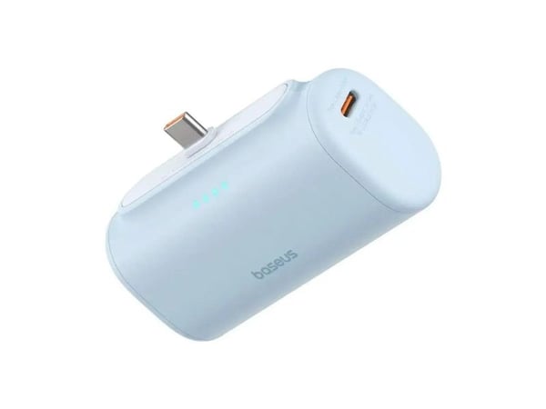Baseus P10068306313-00, 5000 mAh, Lyseblå