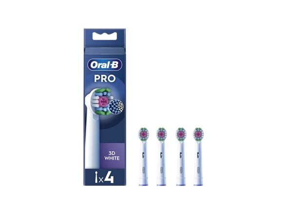 Oral-B børstehoder til elektrisk tannbørste 3D WHITE 4 stk EB18-4 "PRO"