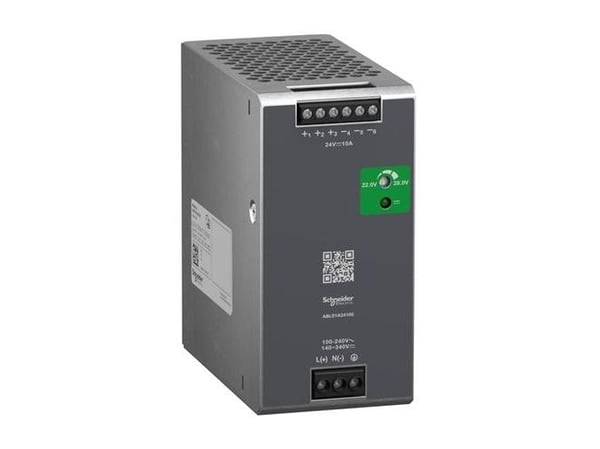 Strømforsyning Switch Mode 24V DC 10A 1F, optimoitu, ABLS1A24100
