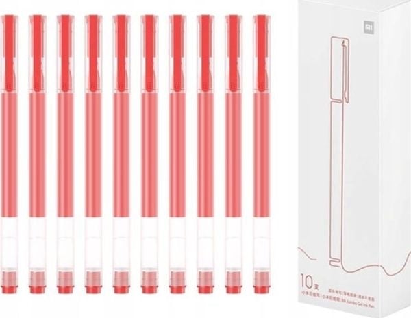 Xiaomi BHR8863GL, suljettu geelikynä, punainen, punainen, 1600 m, 0,5 mm, 8,5 g