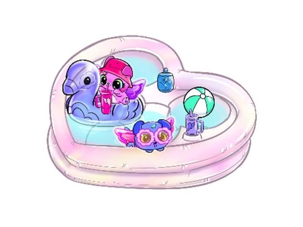 Hatchimals Alive leksakssats Bestie Pool Party