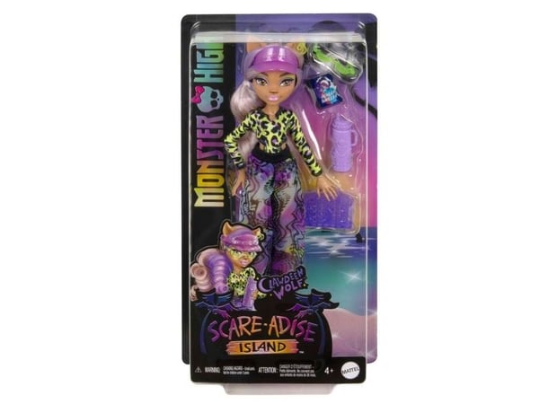 Monster High Scare-adise Island Clawdeen-dukke