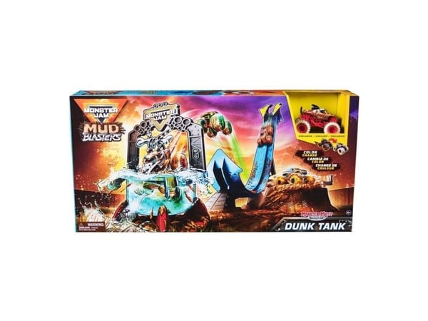 Monster Jam 1:64 Mud Blasters Dunk Tank lekesett
