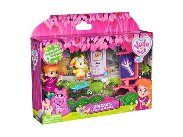 Vida the Vet figur story pack 7,5 cm - Vida&Zigzag