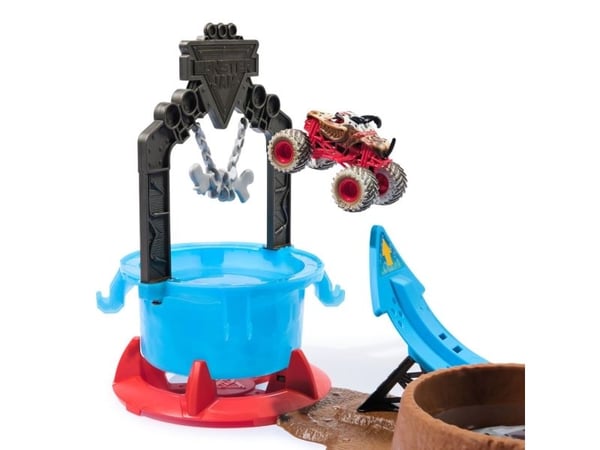 Monster Jam 1:64 Mud Blasters Dunk Tank lekesett