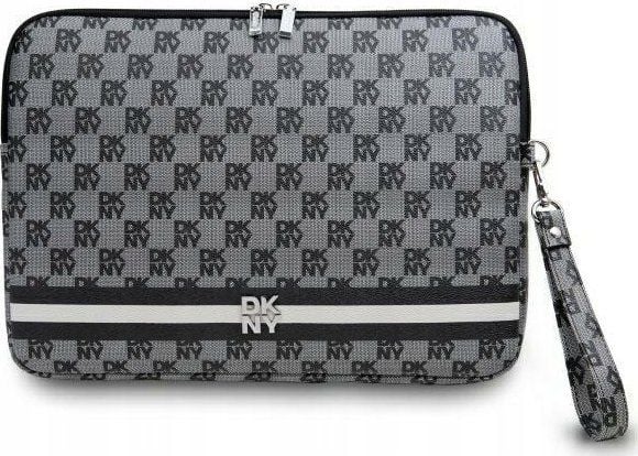 DKNY sleeve rutete mønster trykte striper 16" laptop-etui - svart