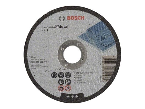 Bosch Standard for Metal A 30 S BF - Skjæreplate - for metall - 125 mm