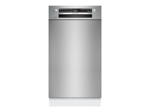 Bosch Serie | 4 SPU4HMS10E - Oppvaskmaskin - innebygd - Wi-Fi - Nisje - bredde: 45 cm - dybde: 55 cm - høyde: 81.5 cm - børstet stål