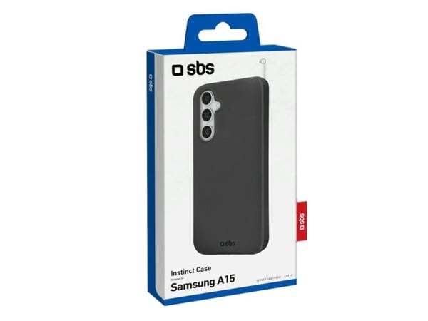 SBS TEINSTSAA155GK, Deksel, Samsung, Galaxy A15, 16,5 cm (6,5"), Sort