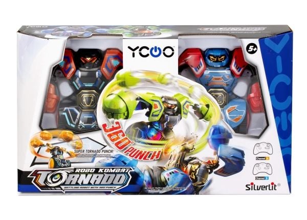 SILVERLIT sett „Robo Kombat spin battle B“