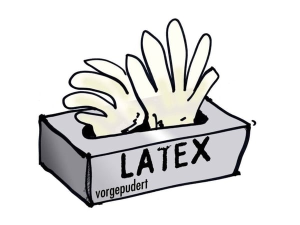 Leipold Doehle 14699 engångshandskar i latex str. 9, L (100 st)