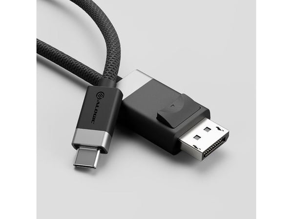 ALOGIC FUSCDP1M, 1 m, USB Type-C, DisplayPort, Uros, Uros, Suora
