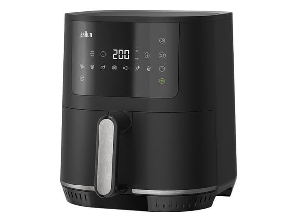 Braun MultiFry 3, Varmluftsfrityr, 4,3 l, 80 °C, 200 °C, Single/enkelt, Svart